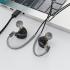 ACEFAST L11 USB-C HiFi Wired Earphones Detachable Cable with Microphone for Audio - Black